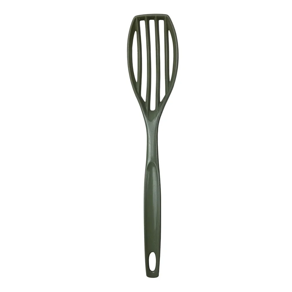 Vintage Foley Avocado Green Nylon Slotted Spoon 11.5